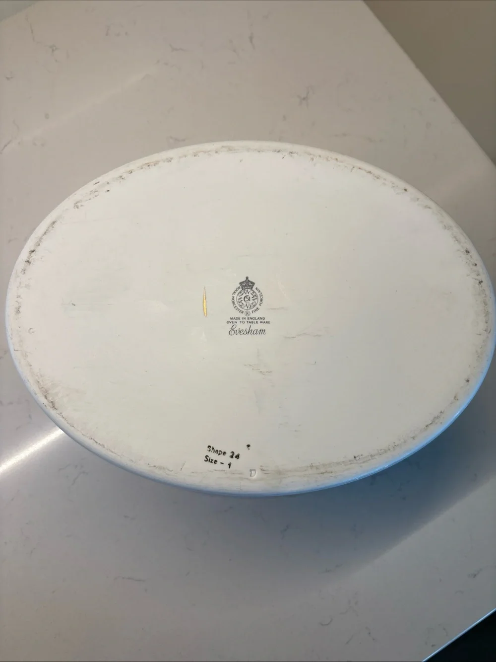 Vintage Royal Worcester Fine Porcelain Oven to Table Ware NO LID 12